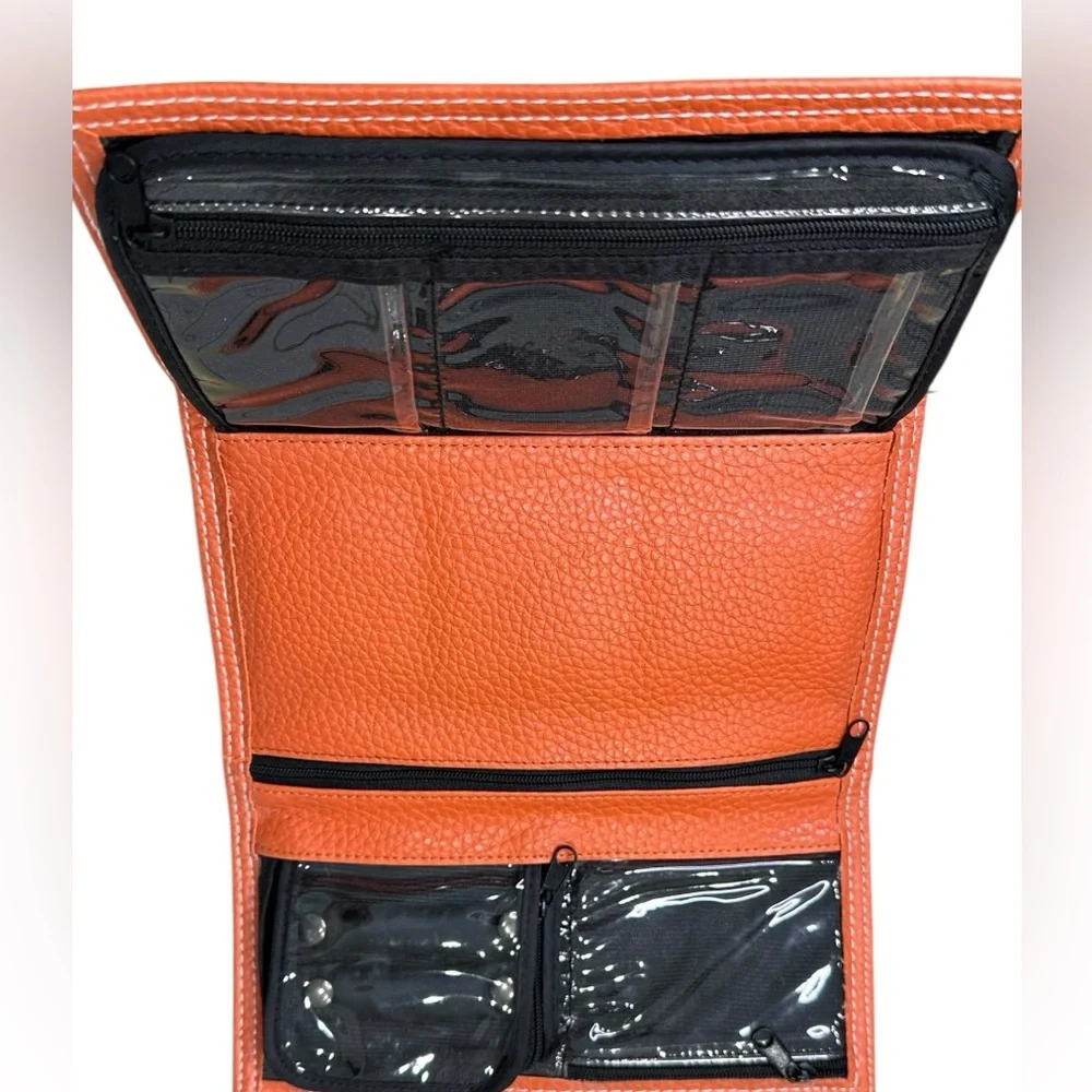 CCC Tangerine Vegan Travel Jewelry Wallet - Picture 5 of 6